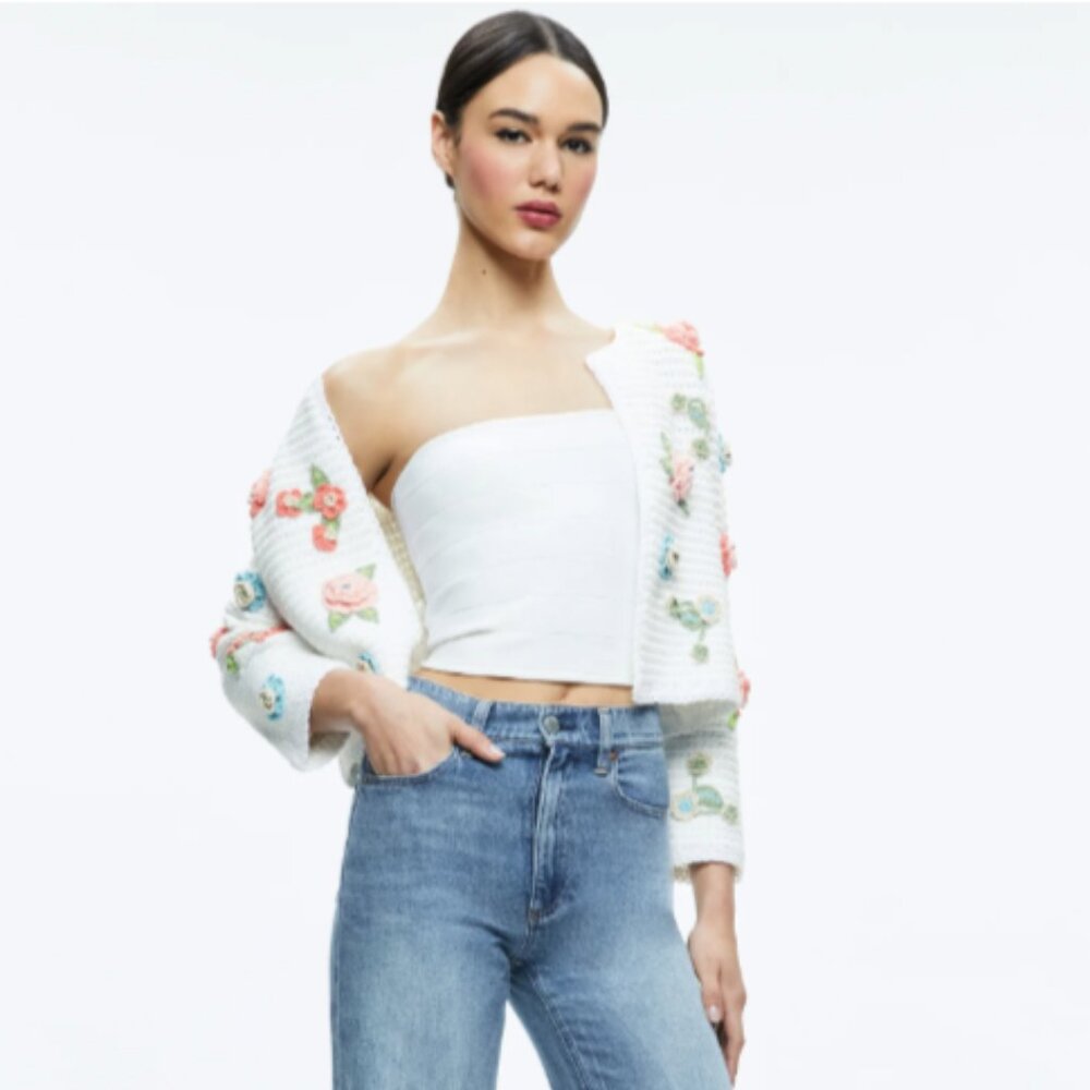 Alice + Olivia | Anderson Cardigan - Picture 2 of 8